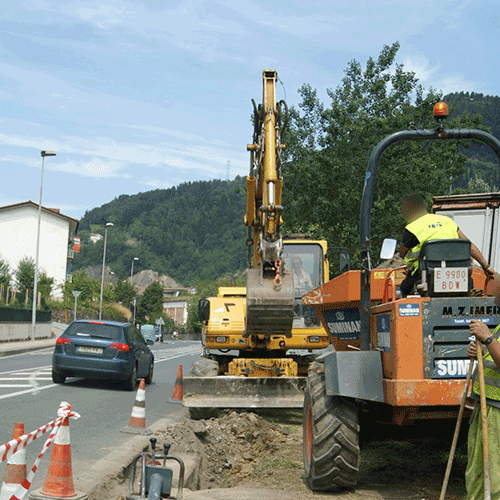 Coordinación de seguridad en fase de ejecución de construcción de tramo de vía ciclista peatonal Itsasondo ordizia. Itsasondo Ordizia