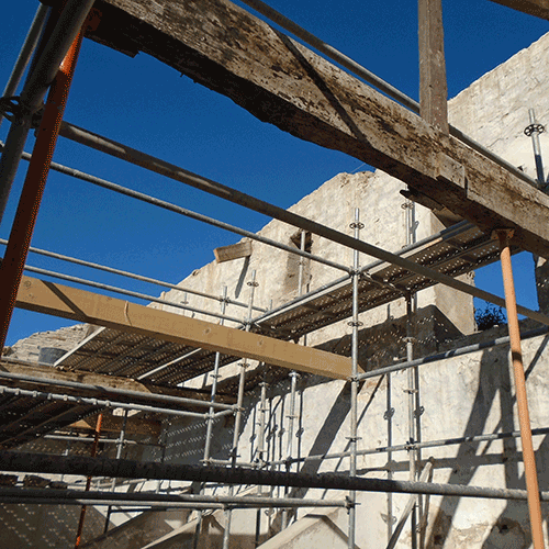 Coordinación de seguridad en fase de ejecución de Demolición de las edificaciones señaladas como A, B y C. Polígono San Lázaro, 1. Laguardia