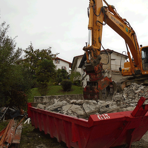 Coordinación de seguridad en fase de ejecución de derribo y construcción de dos viviendas. Intxaustienea. Ganboxa bidea, 5. Oiartzun