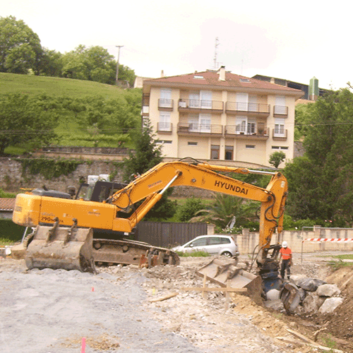 Coordinación de seguridad en fase de obra del aparcamiento provisional Barrio de Arbes. Irún014P 03MH