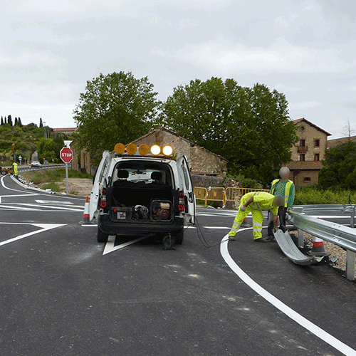 Coordinación de seguridad en fase de obra de adecuación del camino existente denominado Pisarnoso con la carretera A-3210 P.K. 65 620. Laguardia