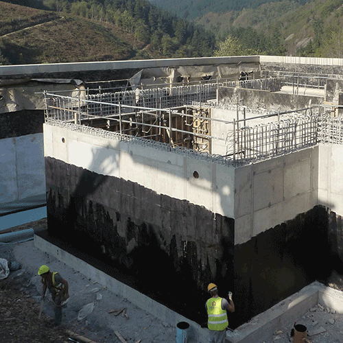 Coordinación de seguridad en fase de obra de construcción de dos depósitos de suministro de agua y la realización de trabajos de urbanización Epele. Bergara