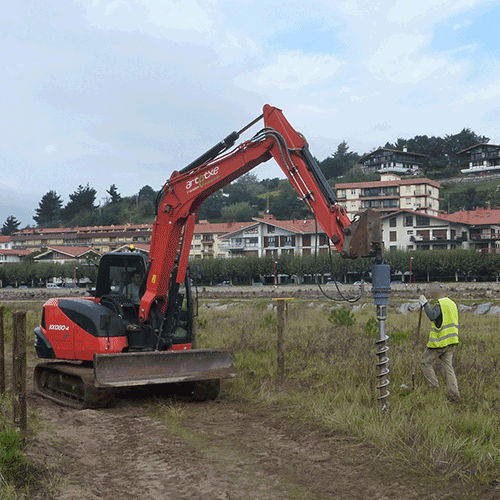 Coordinación de seguridad en fase de ejecución de actuaciones en la playa de Santiago. Zumaia