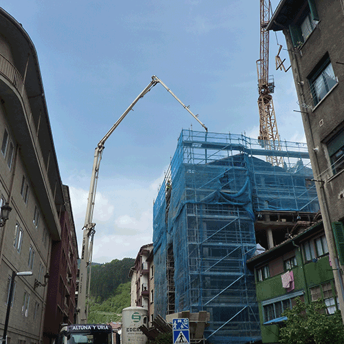 Coordinación de seguridad en fase de obra de 12 viviendas, trasteros y locales, San Francisco 32. ELGOIBAR